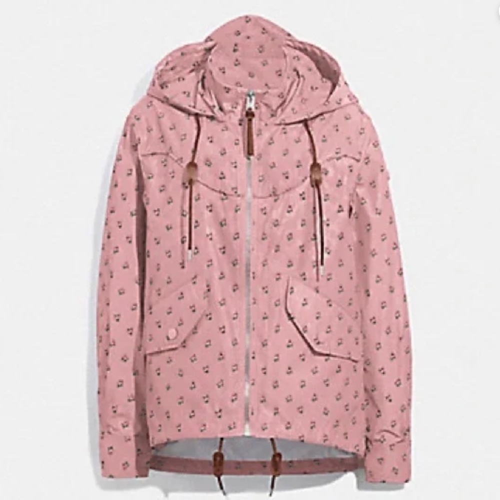 Coach Signature Floral Windbreaker